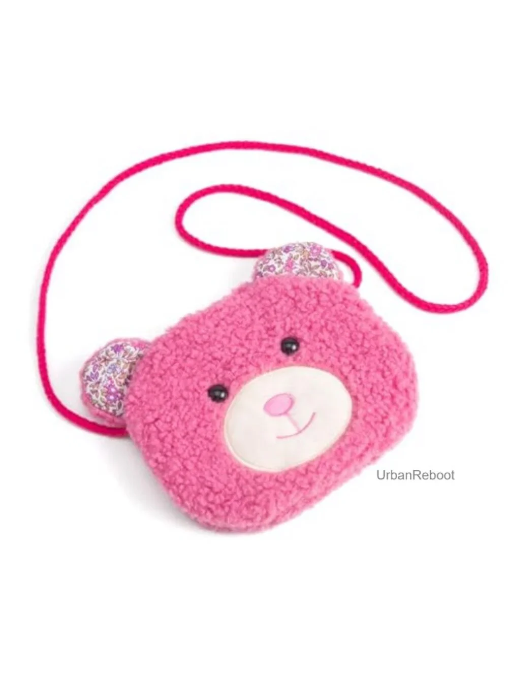 Plush Teddy Bear Crossbody Bag for Little Girls Toddlers Kids Purse